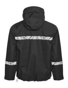 VESTE PERSONNALISÉE COUPE-VENT/IMPERMÉABLE HOMME EN RPET 160G VISIBILITÉ RENFORCÉE "TARJIK"