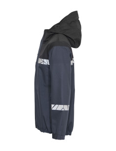 VESTE PERSONNALISÉE COUPE-VENT/IMPERMÉABLE HOMME EN RPET 160G VISIBILITÉ RENFORCÉE "TARJIK"