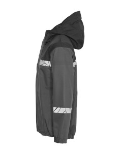 VESTE PERSONNALISÉE COUPE-VENT/IMPERMÉABLE HOMME EN RPET 160G VISIBILITÉ RENFORCÉE "TARJIK"