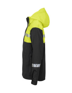 VESTE PERSONNALISÉE COUPE-VENT/IMPERMÉABLE HOMME EN RPET 160G VISIBILITÉ RENFORCÉE "TARJIK"