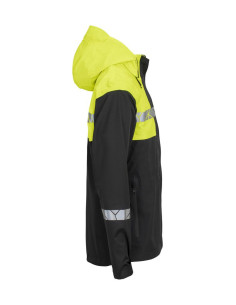 VESTE PERSONNALISÉE COUPE-VENT/IMPERMÉABLE HOMME EN RPET 160G VISIBILITÉ RENFORCÉE "TARJIK"
