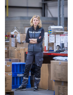 Pantalon de travail femme personnalisable rPET 245g "CARESO" | SIP19