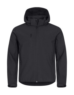 Veste softshell à personnaliser à capuche homme RPET 280g "CLASSIC" | SIP19