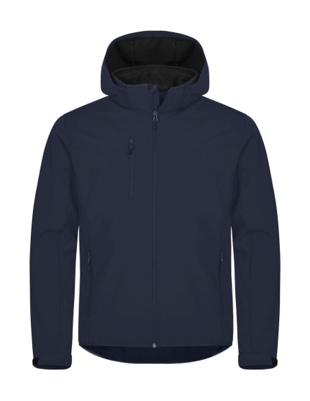 Veste softshell à personnaliser à capuche homme RPET 280g "CLASSIC" | SIP19