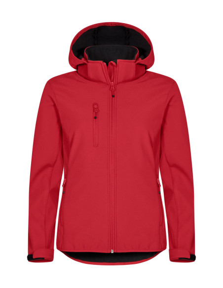 Veste softshell femme à capuche à personnaliser RPET 280g "CLASSIC" | SIP19