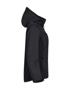 Veste softshell femme à capuche à personnaliser RPET 280g "CLASSIC" | SIP19