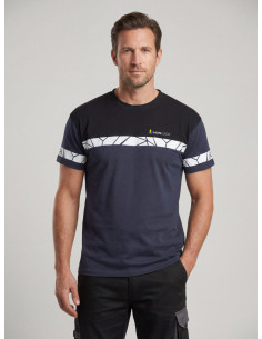 T-shirt personnalisé homme en coton bio & RPET 180g "CARVEY" | SIP19