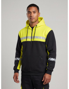 Sweat à capuche 1/4 zip personnalisé homme 280g "MINOS" | SIP19