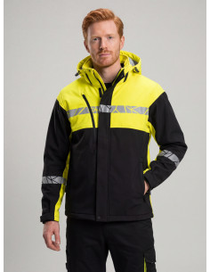 Softshell personnalisé homme en RPET 280g "RIBANE" | SIP19