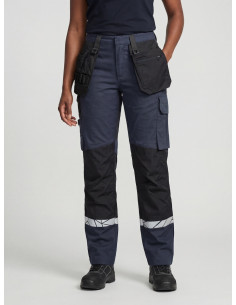 Pantalon de travail femme personnalisable RPET 245g "HAREDA" | SIP19