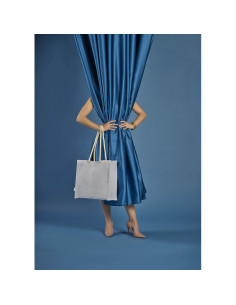 Sac de plage personnalisé coton recyclé 360g "BAYSIDE" | SIP19