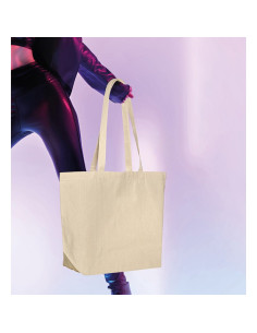 Grand sac shopping personnalisé coton 220g "MADRAS" | SIP19