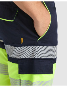 Short de travail personnalisé haute visibilité 210g "LADA" | SIP19