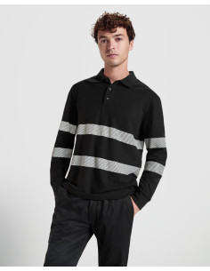 Polo de travail personnalisé visibilité améliorée "FORAN L/S" | SIP19