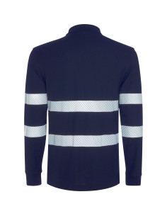 Polo de travail personnalisé visibilité améliorée "FORAN L/S" | SIP19
