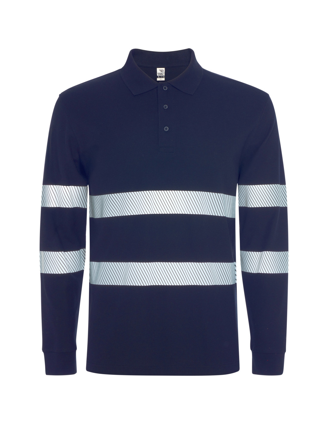Polo de travail personnalisé visibilité améliorée "FORAN L/S" | SIP19