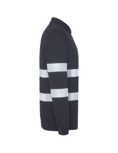 Polo de travail personnalisé visibilité améliorée "FORAN L/S" | SIP19