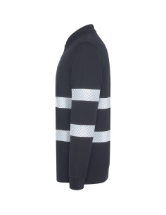 Polo de travail personnalisé visibilité améliorée "FORAN L/S" | SIP19