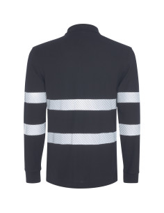 Polo de travail personnalisé visibilité améliorée "FORAN L/S" | SIP19