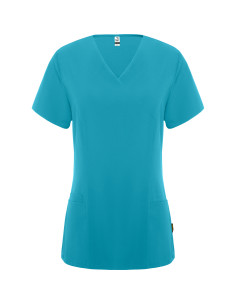 Blouse médicale femme personnalisable manches courtes "FEROX" | SIP19
