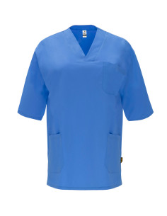 Blouse médicale unisexe personnalisée manches courtes "PANACEA" | SIP19