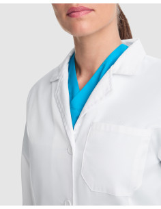 Blouse de laboratoire femme personnalisable 195g "VACCINE" | SIP19