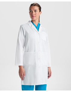 Blouse de laboratoire femme personnalisable 195g "VACCINE" | SIP19