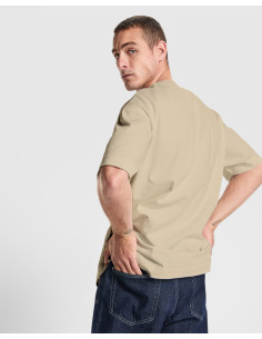 T-shirt oversize unisexe personnalisé en coton 270g "CHOW" | SIP19
