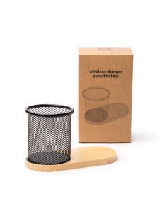 Pot à stylo personnalisé avec chargeur induction 15W "COSTELO" | SIP19 2