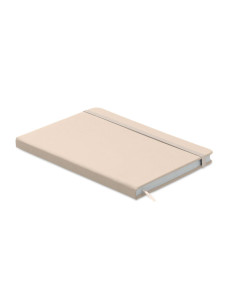Carnet A5 ligné 96 feuilles similicuir personnalisable "GLEN" | SIP19