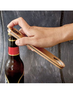 Décapsuleur publicitaire en bois "SHAKE" | SIP19