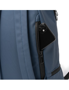Sac à dos personnalisable en cuir PU 15L avec poche antivol "DERICK" | SIP19