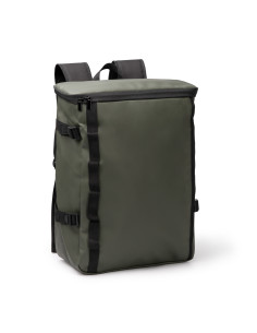 Sac à dos personnalisable cuir PU & polyester avec PC 16" "VIRTON" | SIP19