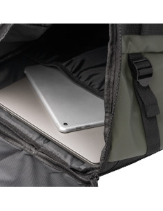 Sac à dos personnalisable cuir PU & polyester avec PC 16" "VIRTON" | SIP19