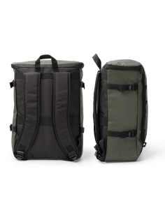 Sac à dos personnalisable cuir PU & polyester avec PC 16" "VIRTON" | SIP19