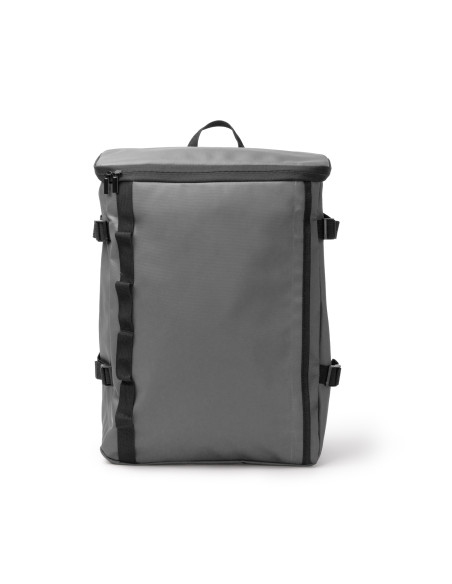 Sac à dos personnalisable cuir PU & polyester avec PC 16" "VIRTON" | SIP19