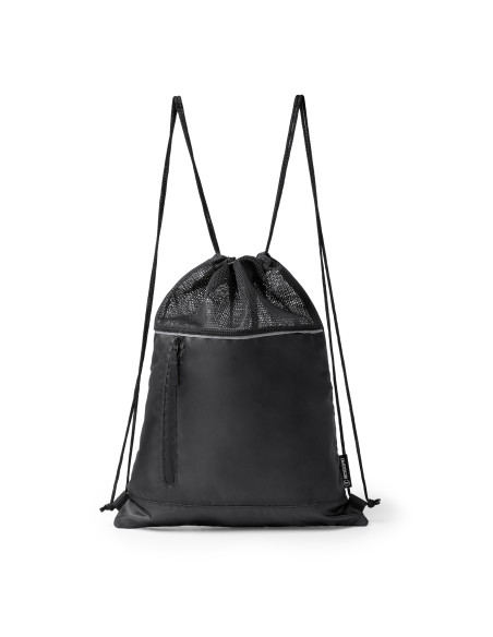 Sac à dos cordelettes personnalisable en RPET "MASKOT" | SIP19