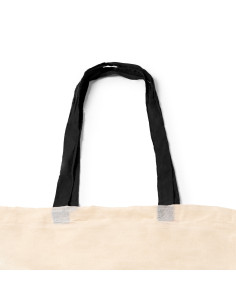 Tote bag personnalisable en coton 140g avec anses colorées "VENETO" | SIP19