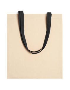 Tote bag personnalisable en coton 140g avec anses colorées "VENETO" | SIP19