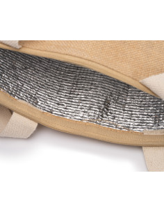 Sac isotherme personnalisable coton & jute 280g "MOREA" | SIP19