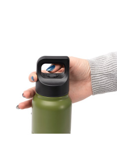 Bouteille isotherme personnalisable 500ml inox recyclé "MORONI" | SIP19