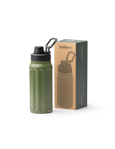 Bouteille isotherme personnalisable 540ml inox recyclé "NOBLEK" | SIP19 2