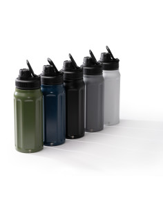 Bouteille isotherme personnalisable 540ml inox recyclé "NOBLEK" | SIP19