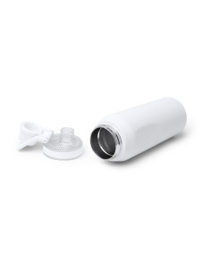 Bouteille isotherme personnalisable 600ml inox recyclé "GERALD" | SIP19