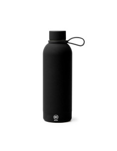 Bouteille isotherme personnalisable 500ml inox recyclé soft-touch "SIVAS" | SIP19