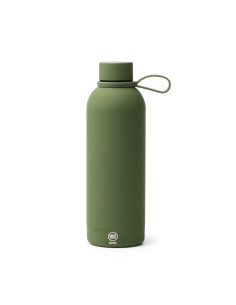 Bouteille isotherme personnalisable 500ml inox recyclé soft-touch "SIVAS" | SIP19 2