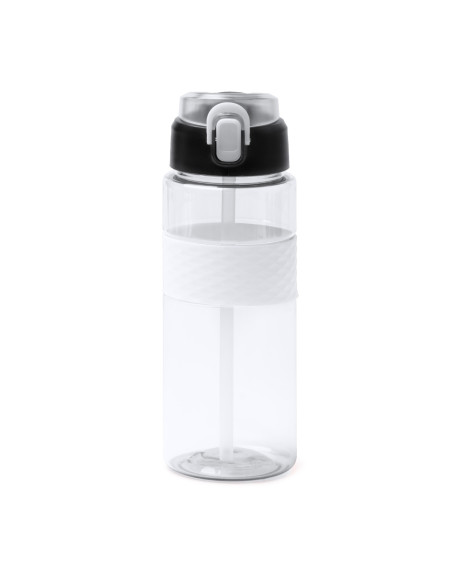 Bouteille personnalisable en rPET 700ml avec paille "ZONDA" | SIP19