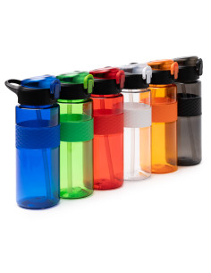 Bouteille personnalisable en rPET 700ml avec paille "ZONDA" | SIP19