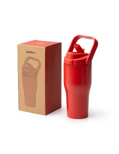 Mug isotherme personnalisable 550ml inox recyclé anti-gouttes "MAPET" | SIP19