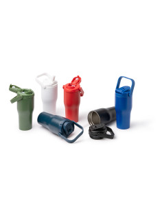 Mug isotherme personnalisable 550ml inox recyclé anti-gouttes "MAPET" | SIP19